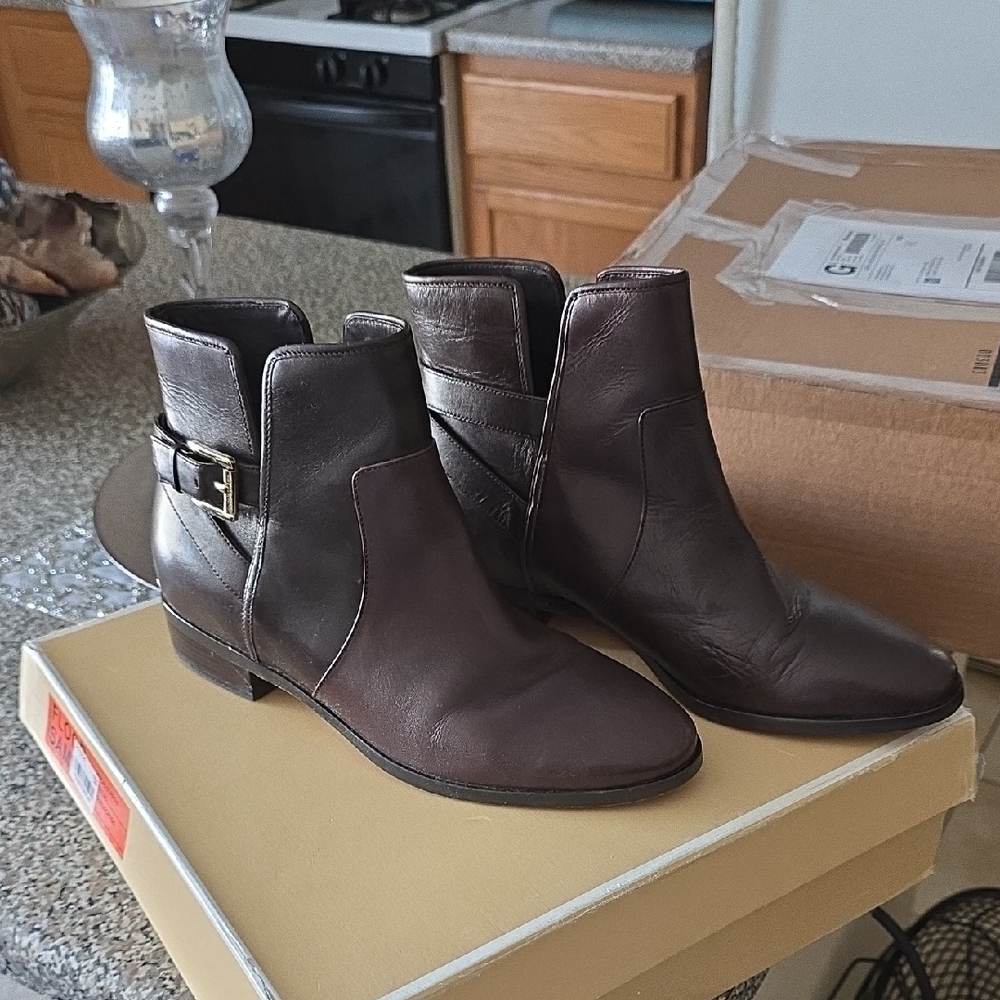Michael Kors Dark Brown Ankle Boots